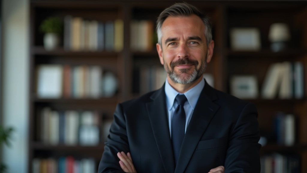 Portrét ekonoma diskutujícího měnovou politiku v moderní kanceláři