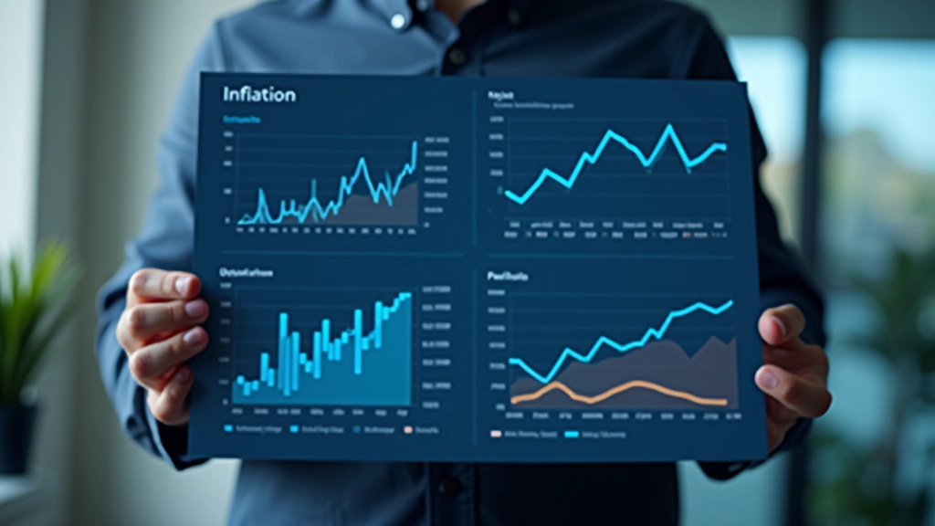 Graf znázorňující inflační trendy a cenové pohyby