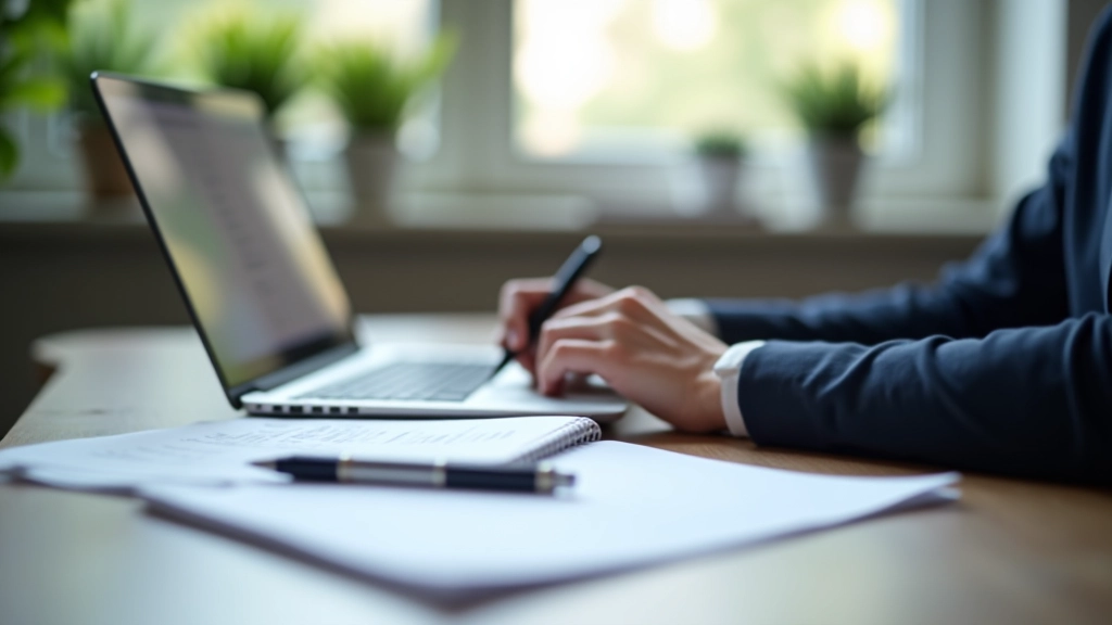 Osoba sledující výdaje na notebooku s grafy a tabulkami finančního rozpočtu